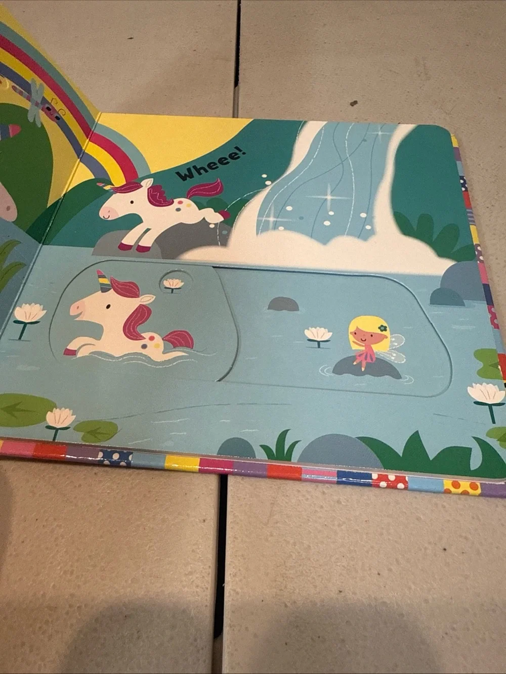 Usborne Baby’s Very First Slide and See: Unicorns – Board Book (Interactive)